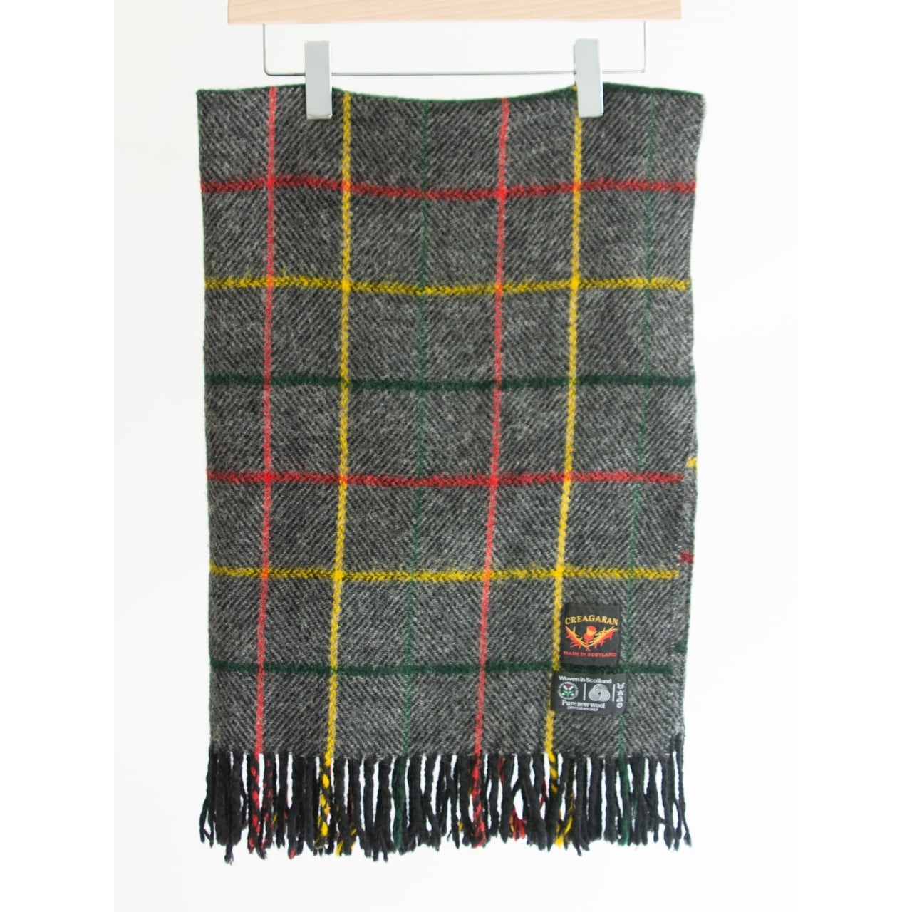 【CREAGARAN】Made in Scotland 100% Wool Check Blanket（スコットランド製 ウールチェックブランケット）