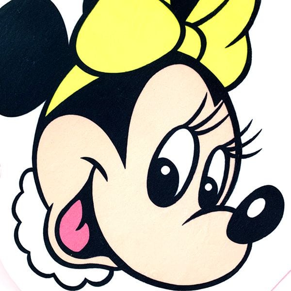 ディズニー ミニーマウス もちもちフェイスクッション インテリア