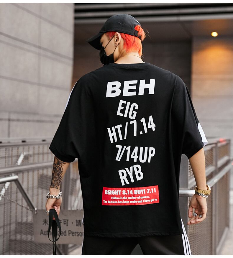 全1色 Tシャツ カットソー プリント カジュアル ストリート 