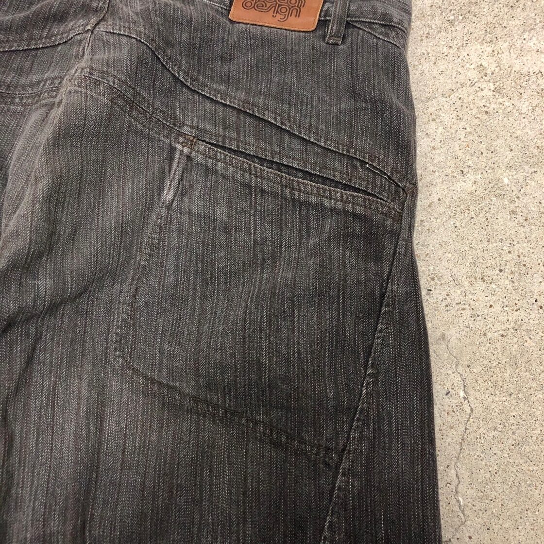 00s balanceweardesign/Draping Denim pants/L/立体裁断デニムパンツ 
