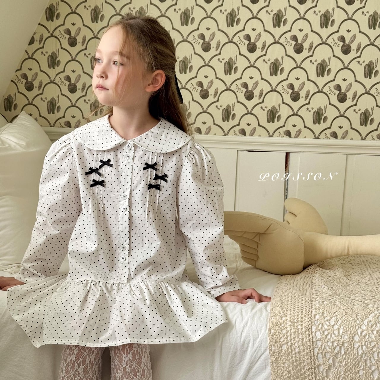 «Sold out»«ジュニアサイズあり»«poisson» ルミューワンピース