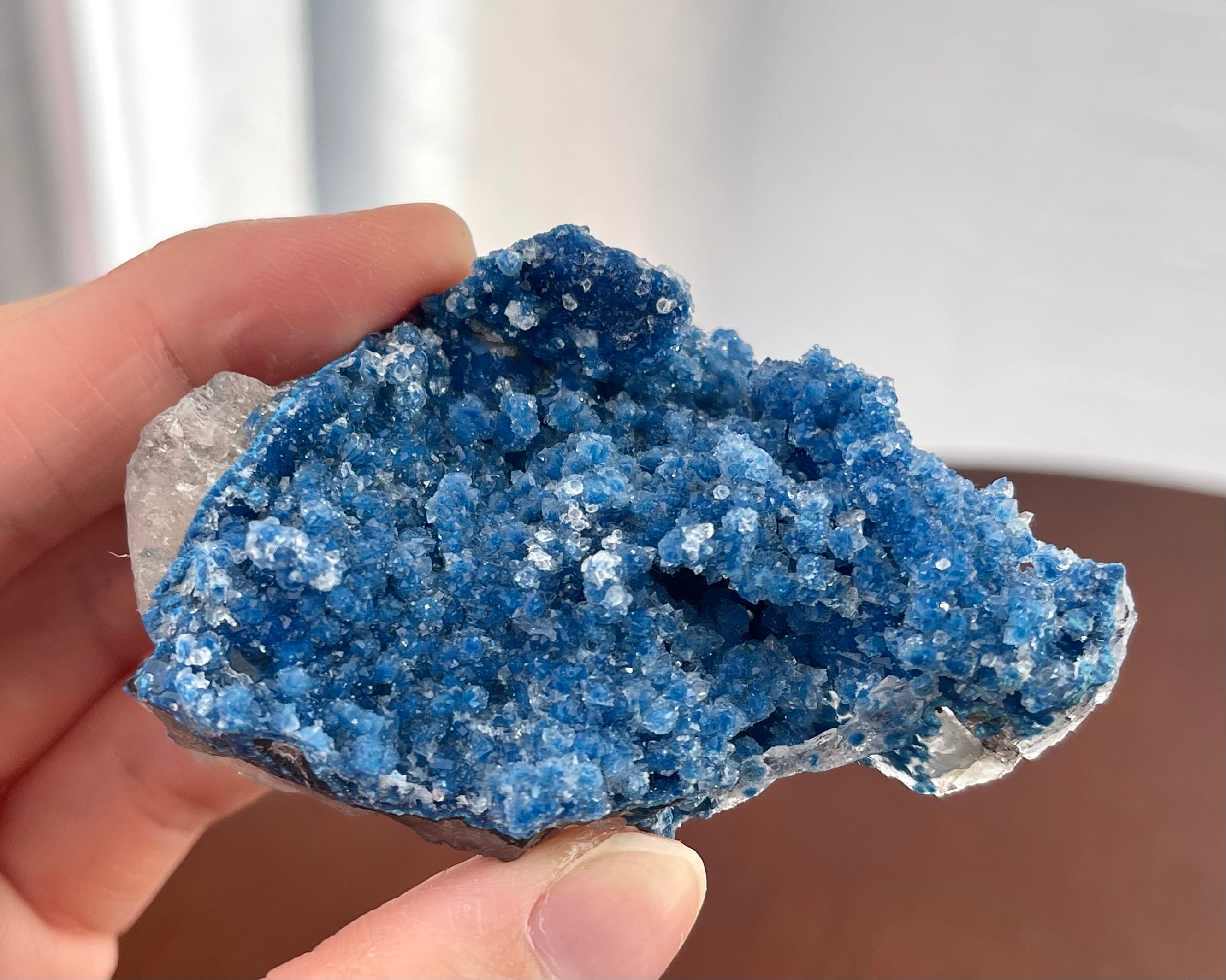 シャッタカイト / クォーツ【Shattuckite in Quartz】ナミビア産