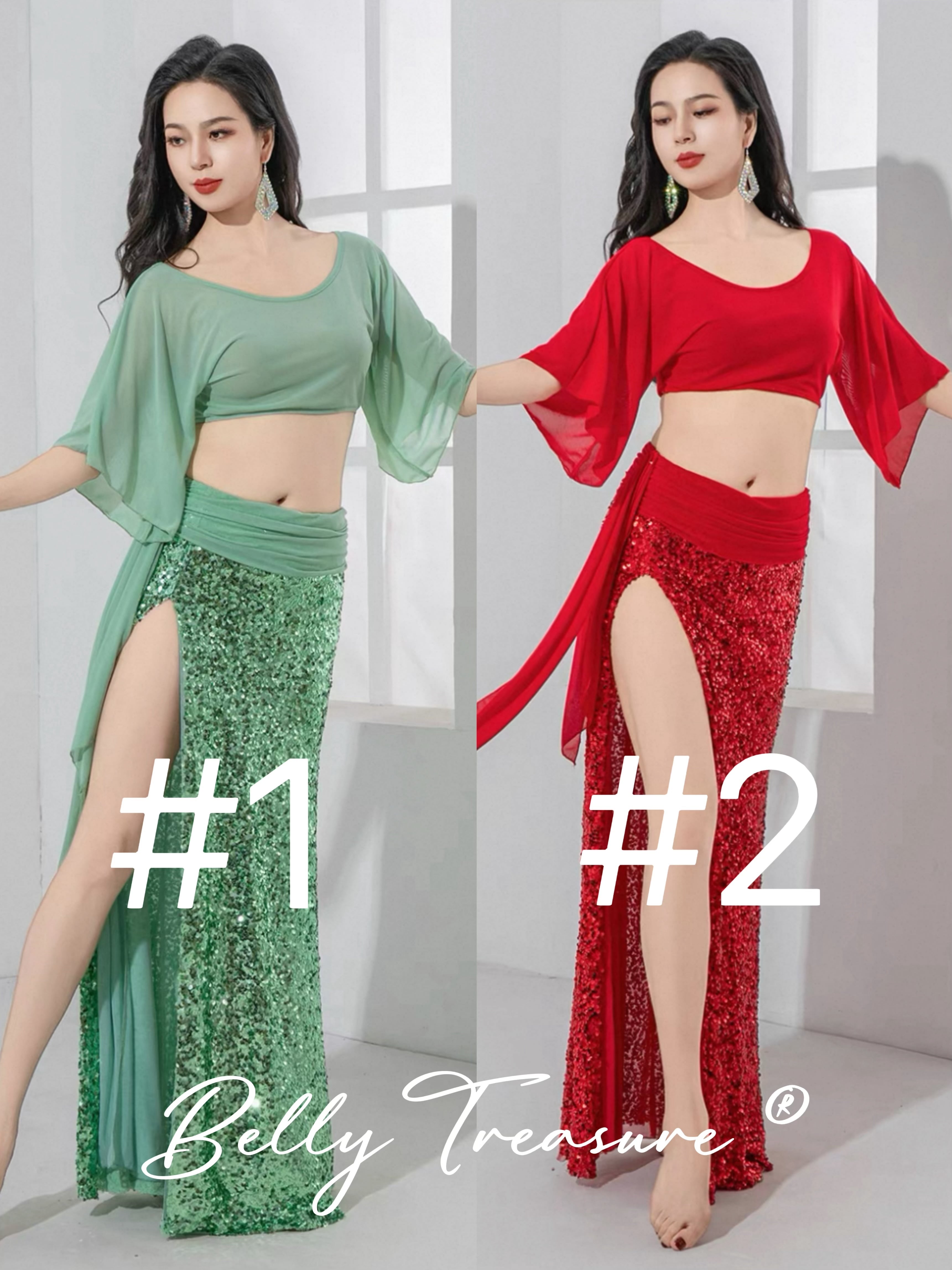 ベリーダンス 女神のレッスンウェア PHE B133 202307 | Belly Treasure®︎