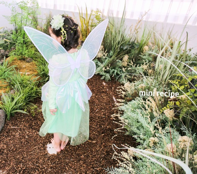 【即納】<mini recipe>  Tinkerbell fairy dress + Fairy wings