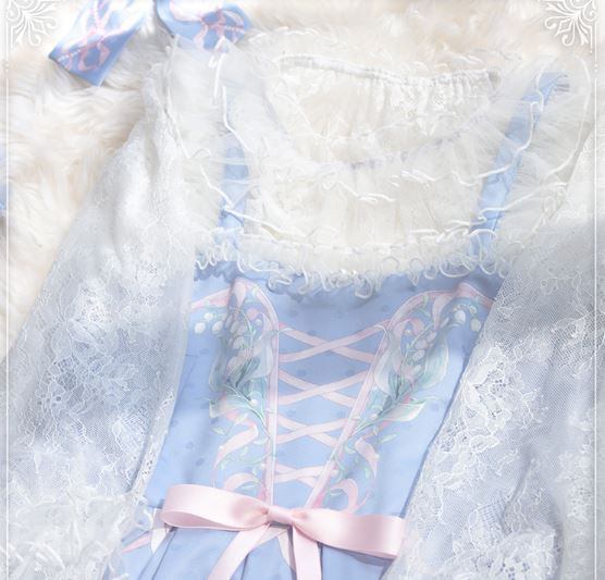 AngelicPretty レースブラウス　ロリィタ レースブラウス 2色 クラシカル クラロリ 春夏 透け感 レイヤード 重ね
