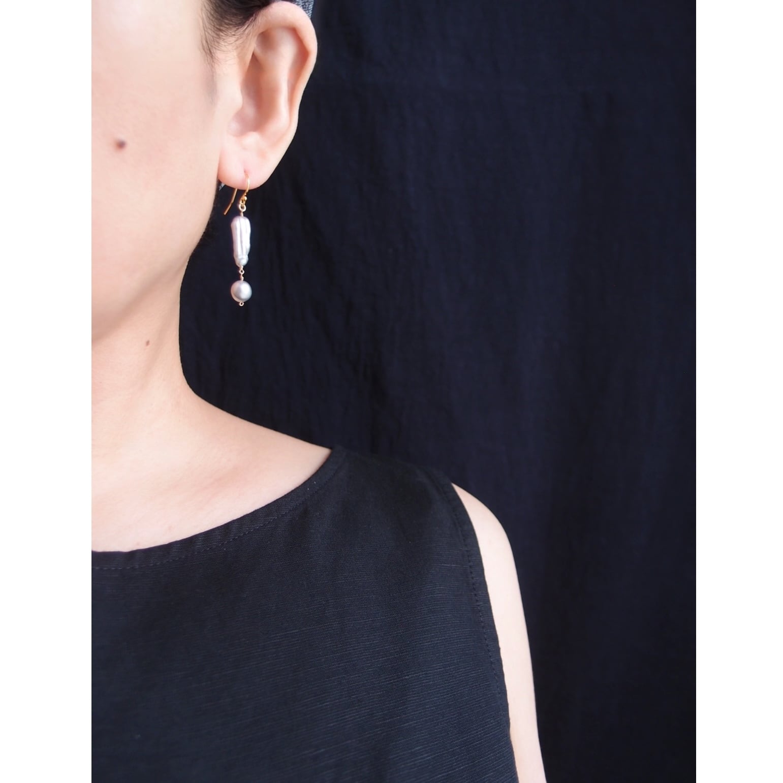 再入荷【K14gf】Royal Blue Kyanite Earrings／ロイヤルブルーカイヤ