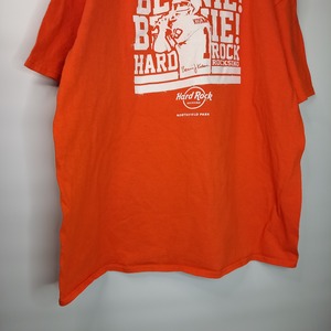 クルーネック　プリントTシャツ　半袖　企業ロゴ　ハードロックカフェ　XL
