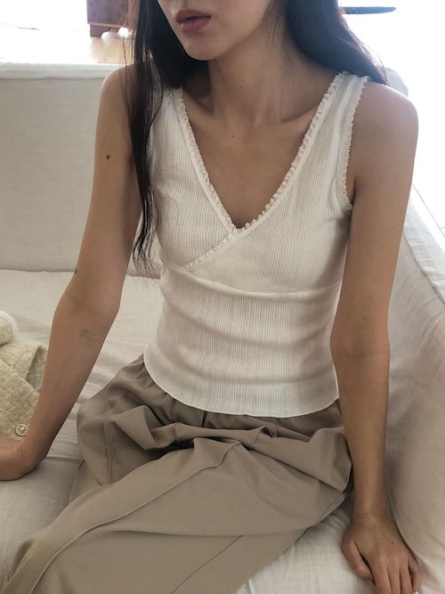 (即納) forest / Le lace sleeveless  2color