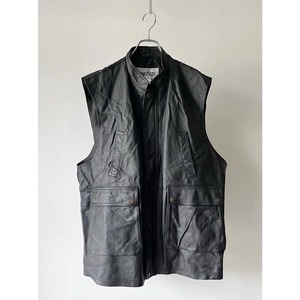 -KING SIZE- big size leather vest