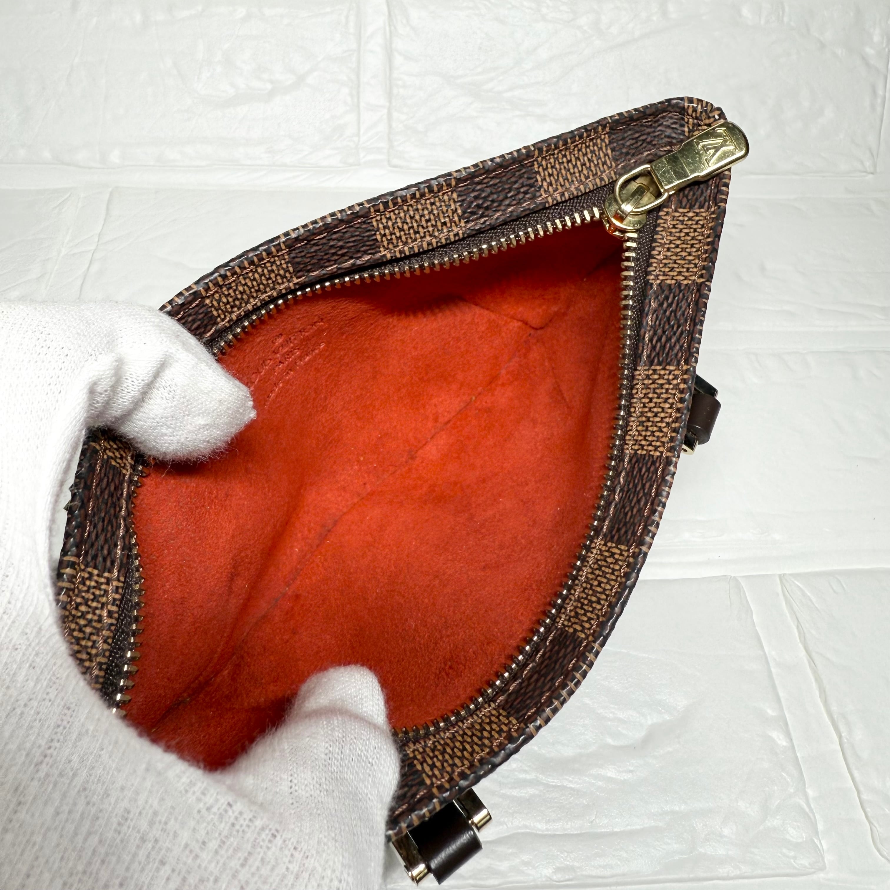 ルイヴィトンダミエ マノスクGM 付属ポーチ ミニポーチ 2個持ち