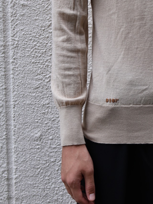 【christian dior】logo design Vneck knit