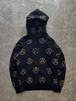 Supreme × UNDERCOVER 総柄 プルオーバーパーカー ブラック S