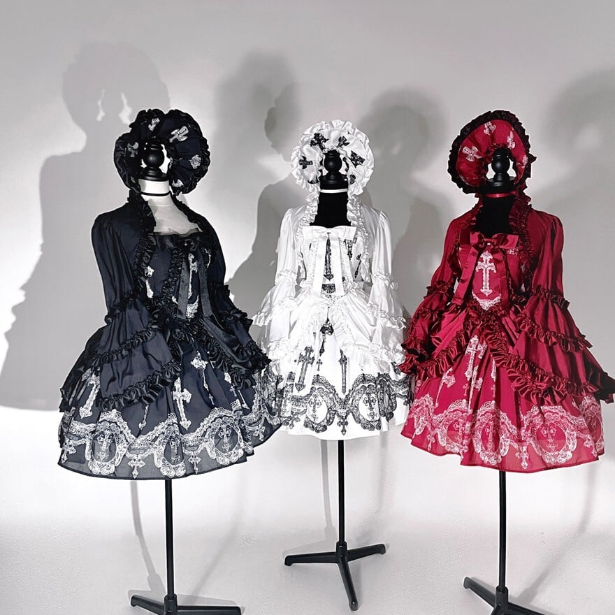 予約早割】夜想姫袖 三段フリルボレロ｜ワンピに重ねてゴスロリ格上げ