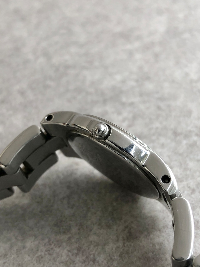 BURBERRY バーバリー 腕時計 シルバー ロゴ ステンレススチール 5421-H11411 vintage ヴィンテージ オールド 38ehpt