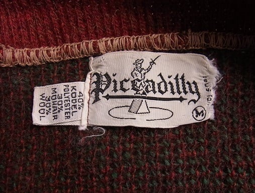 60's Piccadilly ヴィンテージ モヘア ニット カーディガン 60's Piccadilly ヴィンテージ モヘア ニット カーディガン