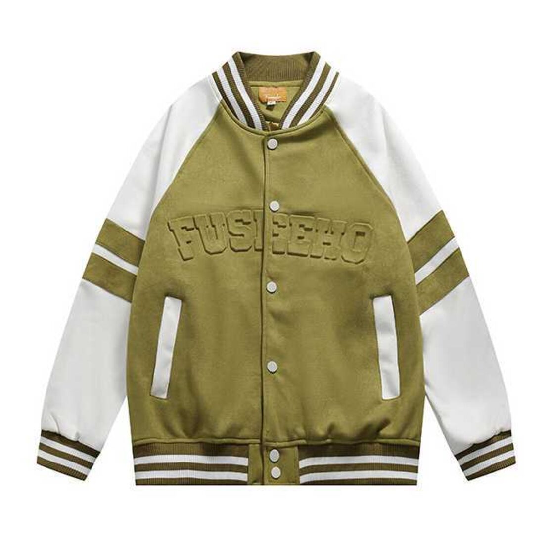 メンズ 袖ライン入りロゴステンシル加工ジャケット Fuseeho | PAY ID