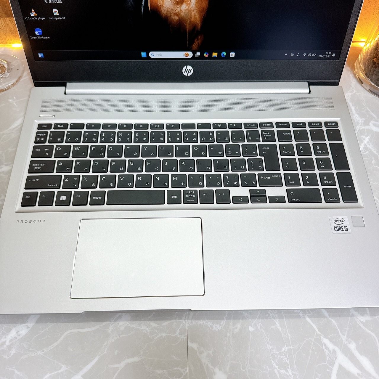 美品・人気/HP ProBook 450G7/Corei5第10世代/メモリ8GB/SSD256GB/大型ノートパソコン