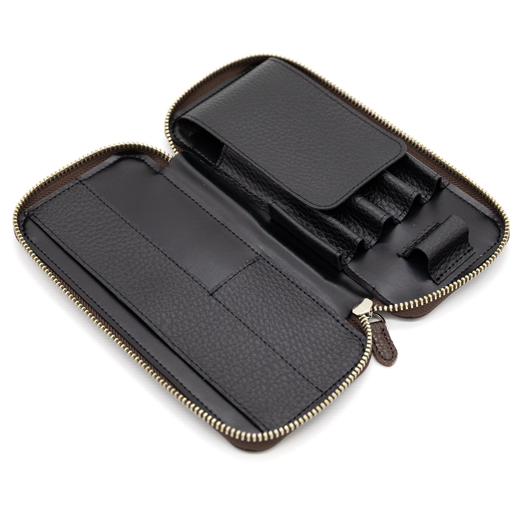 レザーラウンドジップペンケース エッセンシャル ADRIA | Luddite ラダイト