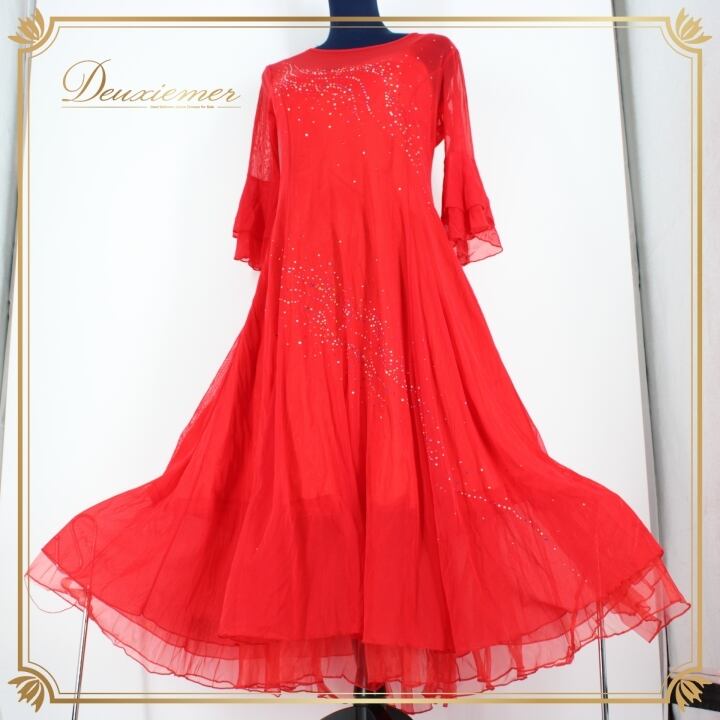 美品 日本製 フラダンス衣装】ネイビー EKOLU EHIKU エコルエヒク