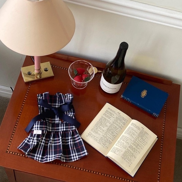 即納【Hi Yeboo】The Fall Dress ネイビー