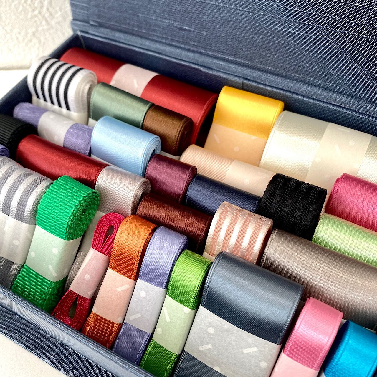 スペシャルリボンセット 【Selected Ribbon Box】30種類の色々なリボンが詰まってます！