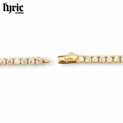 2mm 15cm luxury tennis bracelet gold