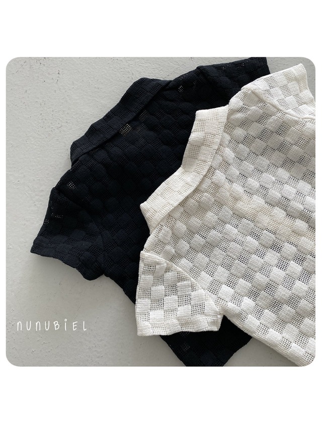[nunubiel-kids] quadrangle shirts