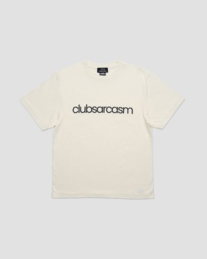 ROUNDED LOGO FADED TEE WHITE