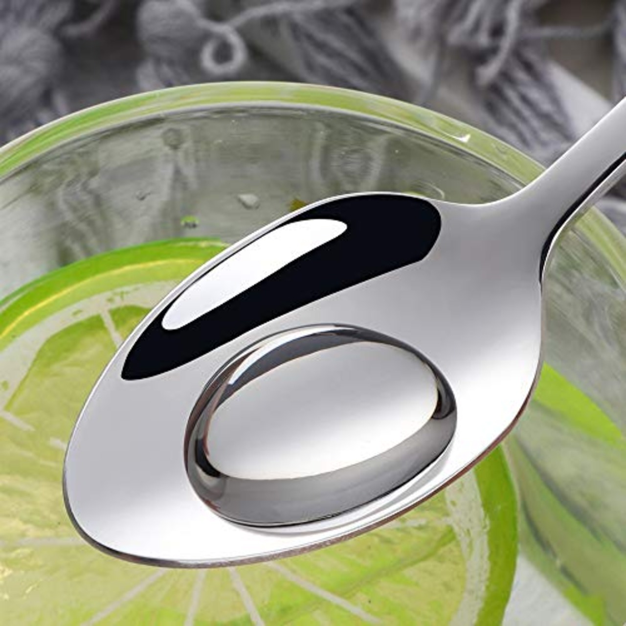 Buyit ティースプーン コーヒースプーン デザートスプーン 6本セット 18-0ステンレス鋼製 肉厚があり 全長13.5cm シルバー