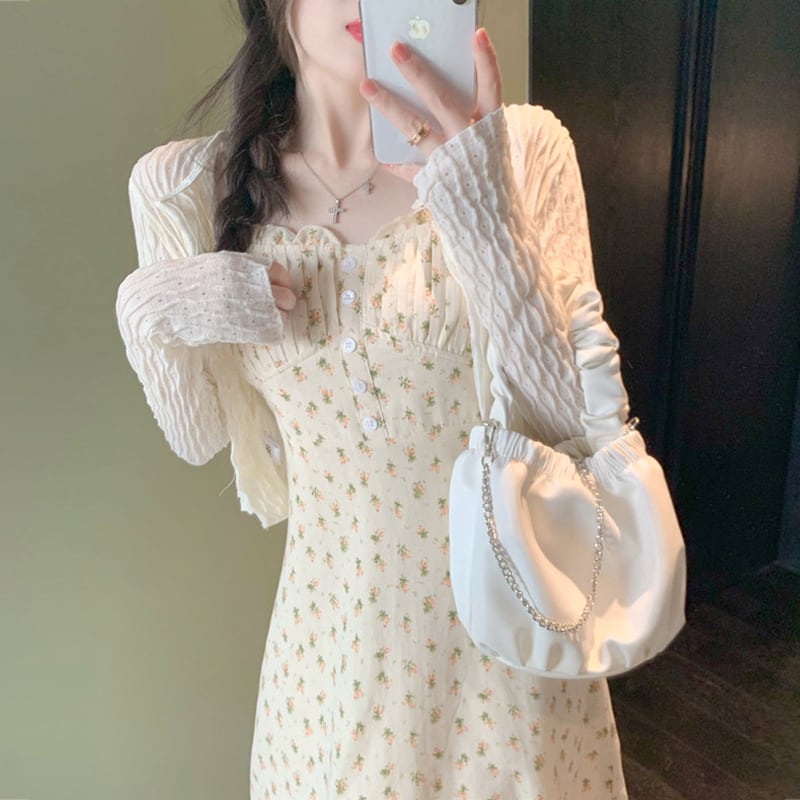 薄手レディースサマーニットジャケット スプリングオータムカーディガンショートトップス ロング 春物 夏物 秋物 試着室1751281507