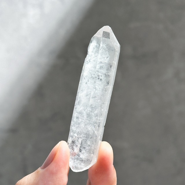 ミナスジェライス産クリアクォーツ ダブルターミネイテッド 原石 01◇ Clear Quartz ◇ 天然石・鉱物・パワーストーン