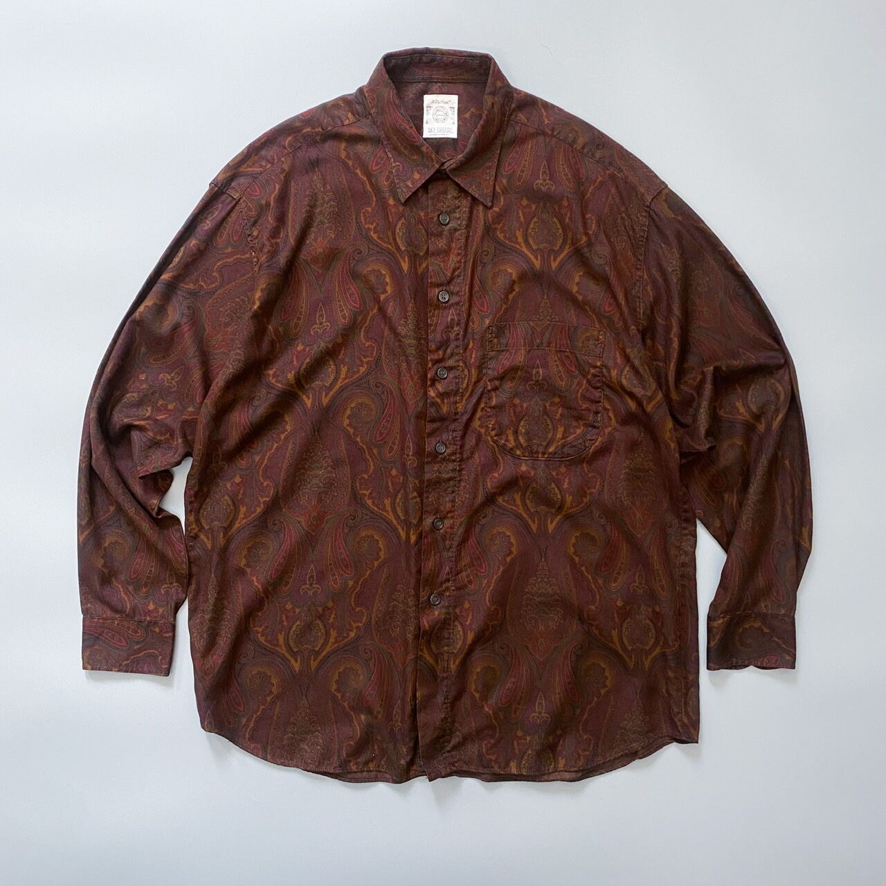 St.Michael Cotton/Modal Paisley Shirt