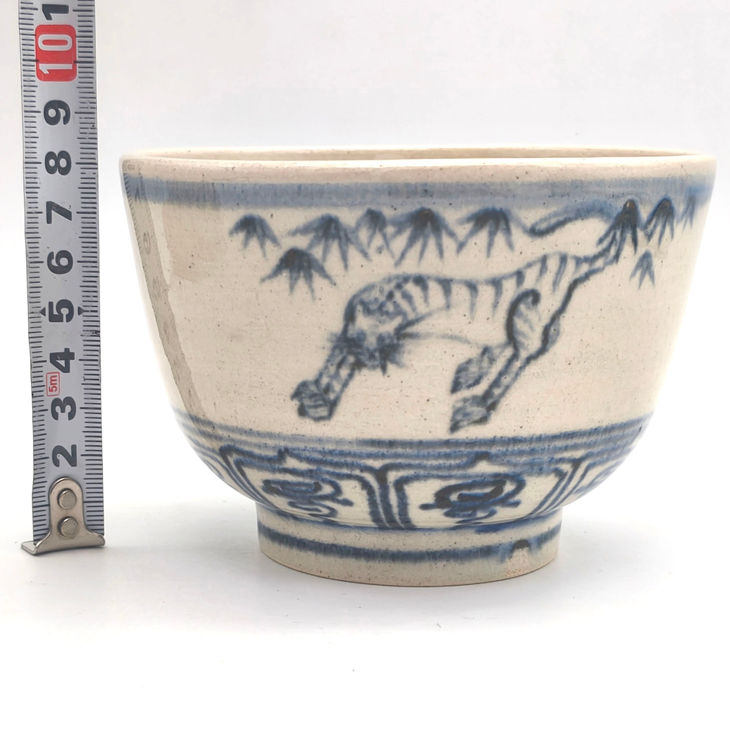 長山窯・安南茶碗・抹茶碗・寅・茶道具・No.260623-09・梱包サイズ60
