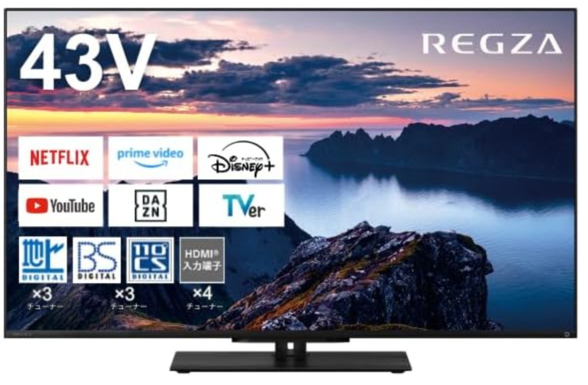 43Z670N）43インチ 液晶 スマートテレビ Dolby Atmos対応 2024年モデル