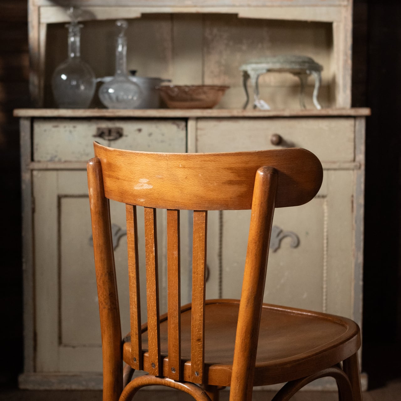 フランスアンティーク木製ベントウッドチェア/ダイニング椅子/カフェイス94-19 Cafe Bentwood Chair【D】/ カフェベントウッドチェア〈椅子・カフェ