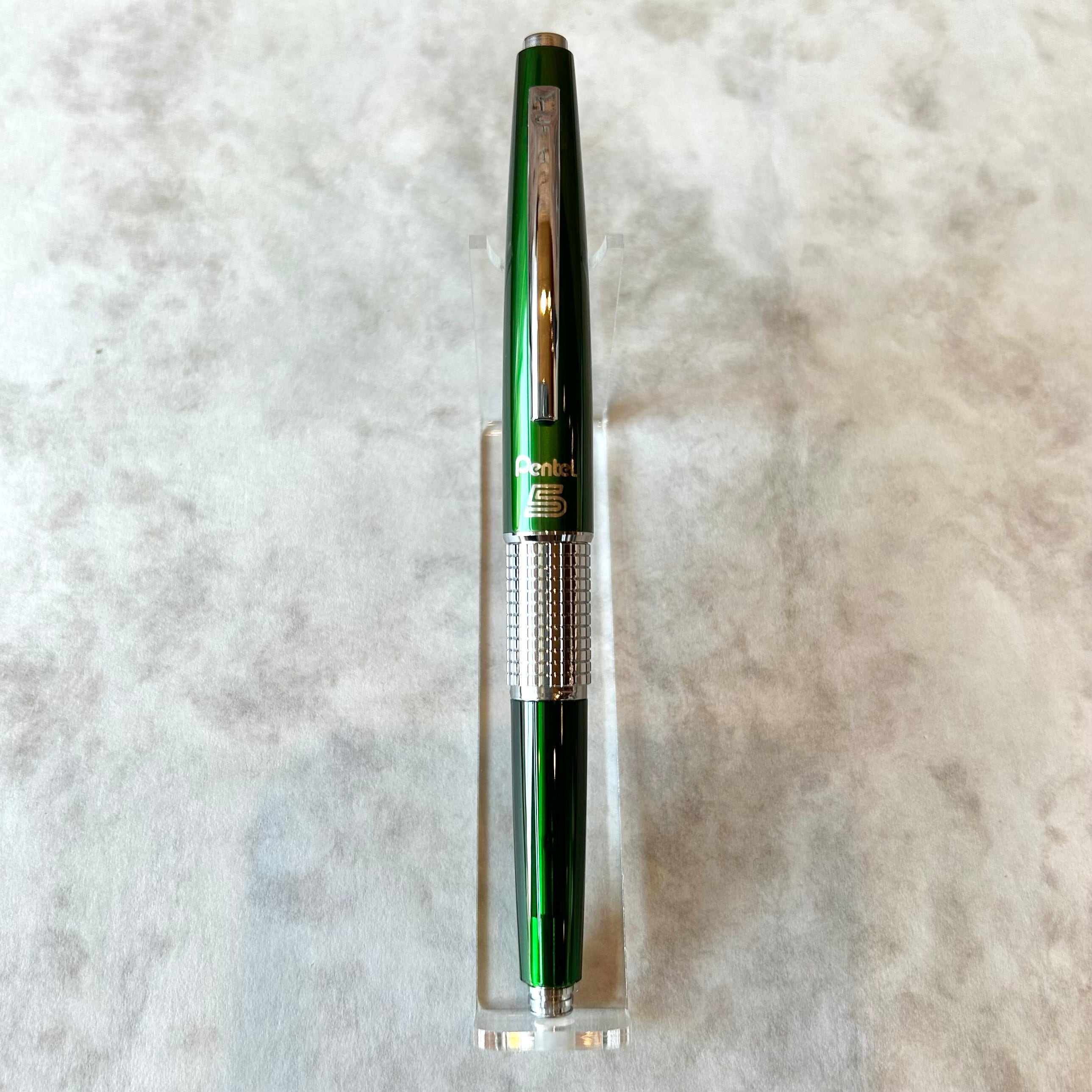 限定品】ぺんてる「KERRY」シャープペンシル／レトログリーン（紀寺