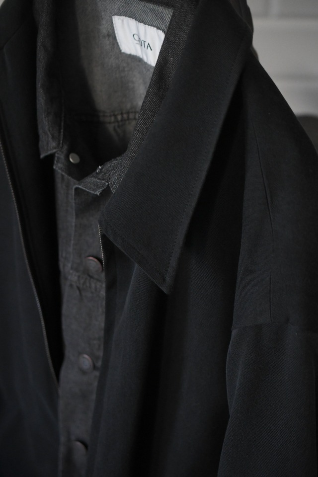 A.PRESSE / Washed Silk Souvenir Jacket