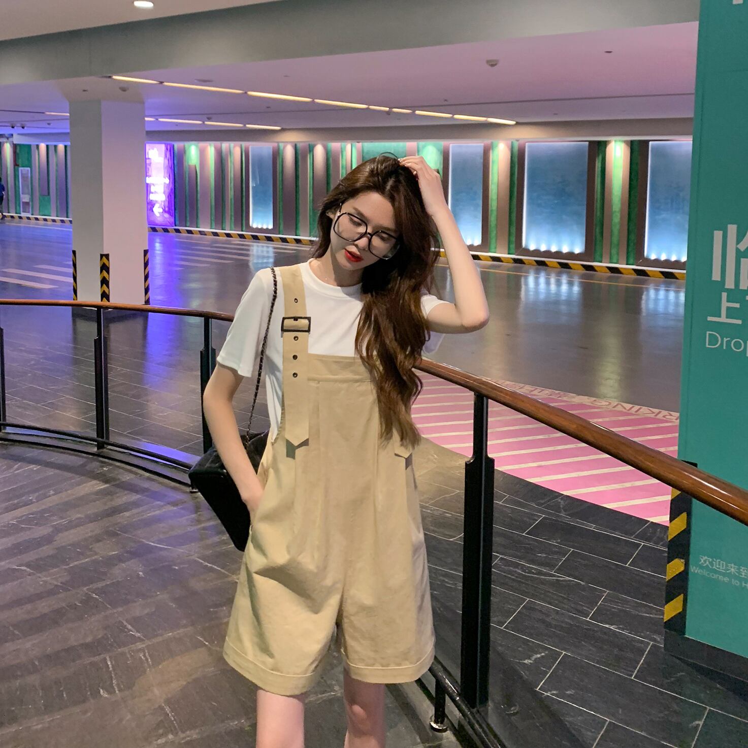 サマールーズオーバーオール ジャンプスーツ オールインワン ショーツ 夏物 ブルマー 6Du_Shop_Women81491532033