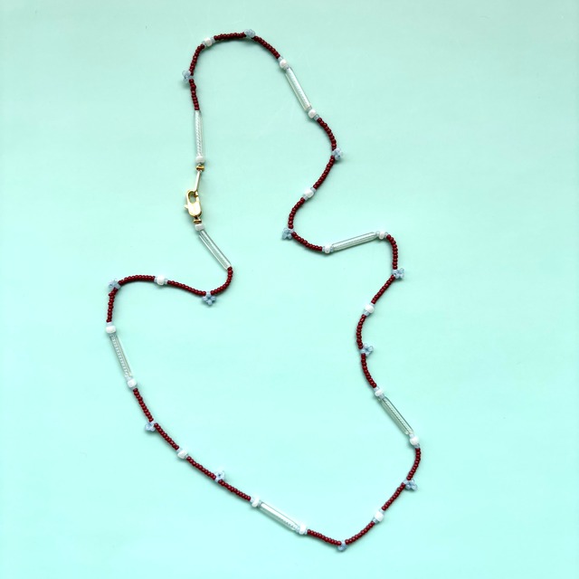 vintage beadsのネックレス（x005）