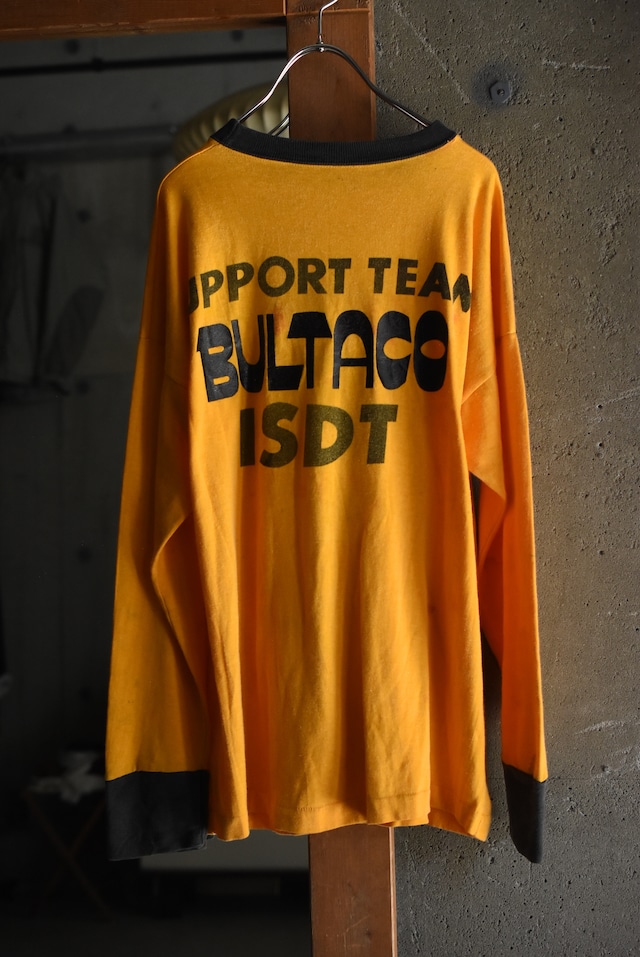 OK/60's "BULTACO" vintage rayon tee shirt