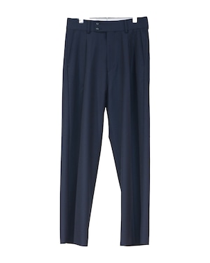 EX.Box pleats slacks(NVY)