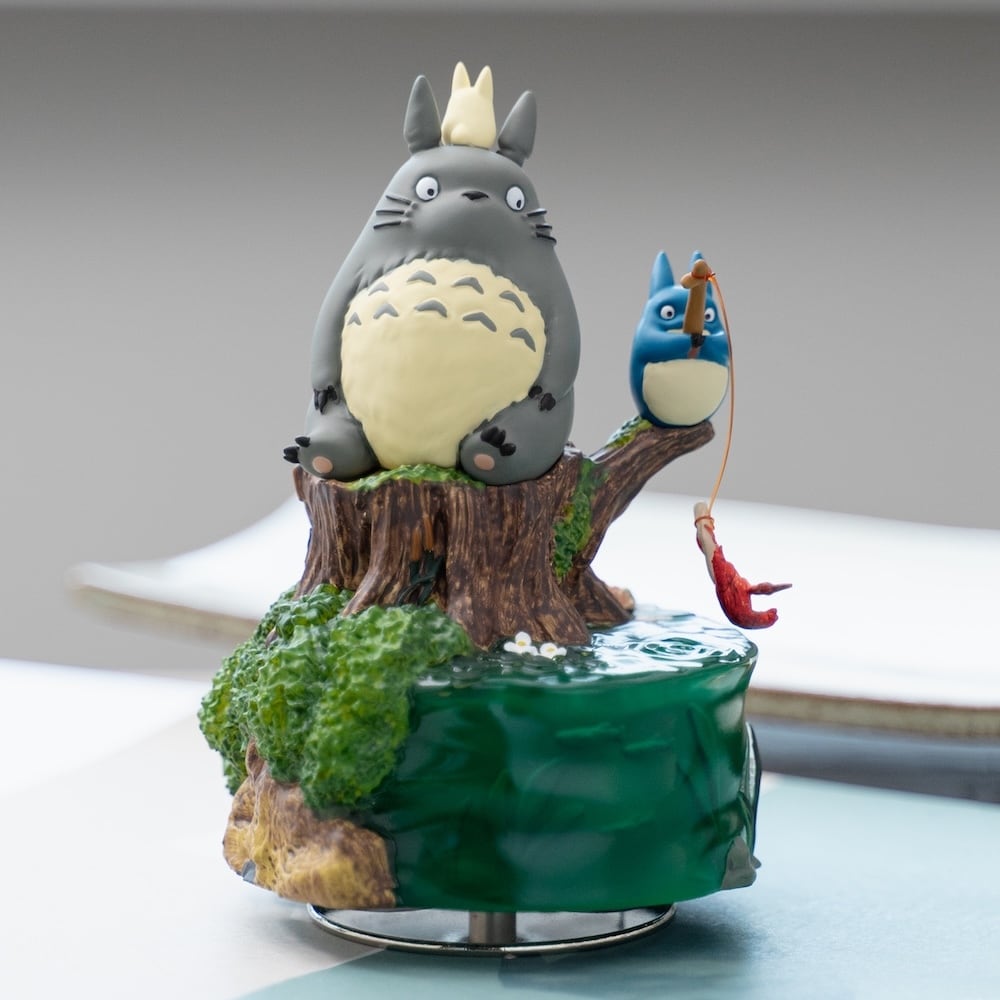 となりのトトロ オルゴール トトロたちの釣り日和(9597)