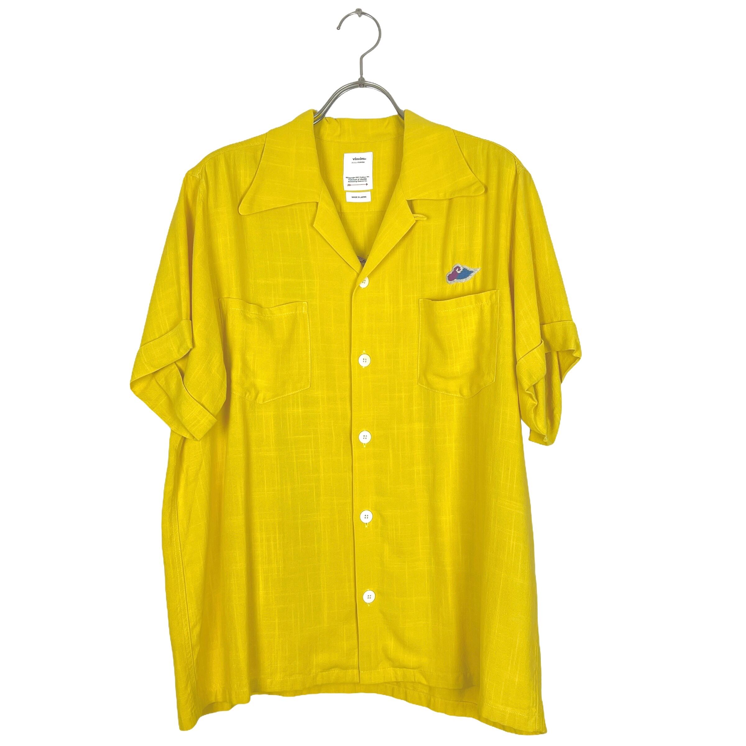 VISVIM(ビズビム) IRVING SHIRT S/S (SL RAYON) 19SS (yellow