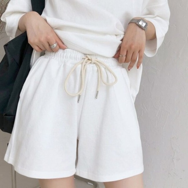 夏 セットアップ レディース 韓国 ファッション Tシャツ 半袖 レディース ハーフパンツ 上下セット 夏服 Rレディース 韓国セットアップ グレー ホワイト Vestito