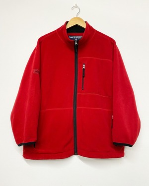 90sPolo Sport Fleece Zip Jacket/L-XL