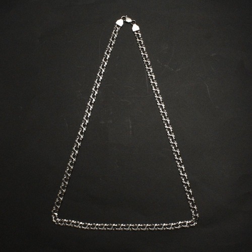 Vintage Silver Chain Necklace [925 STERLING Silver Russian] Designed Heavy Chain