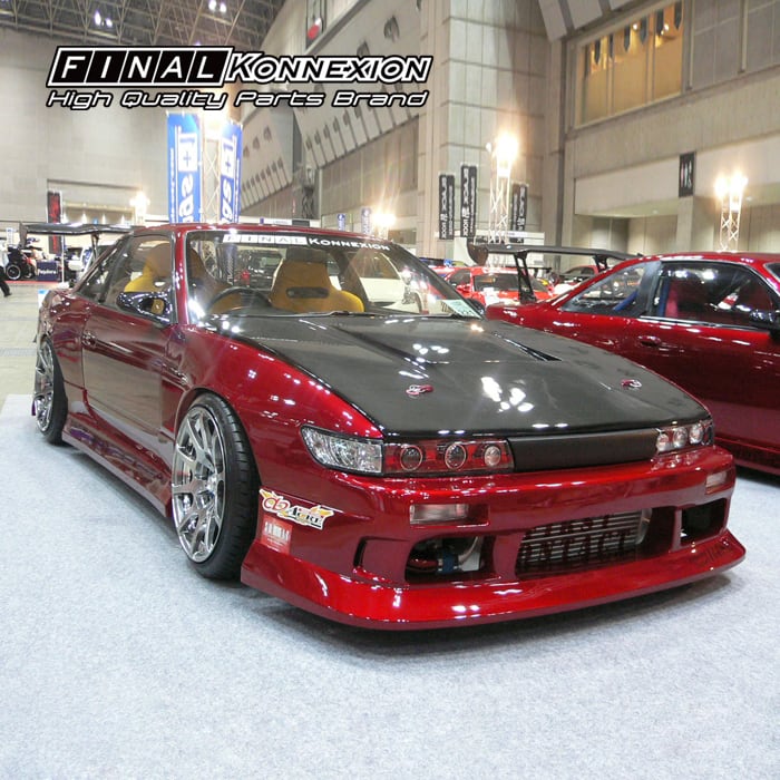 FIRST CONTACT】 FRP製 TYPE2 フロントバンパースポイラー NISSAN S13