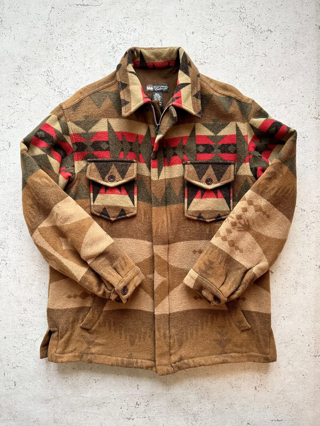 BANANA REPUBLIC / NATIVE PATTERN WOOL JACKET OLD ORIGINAL バナナリ 