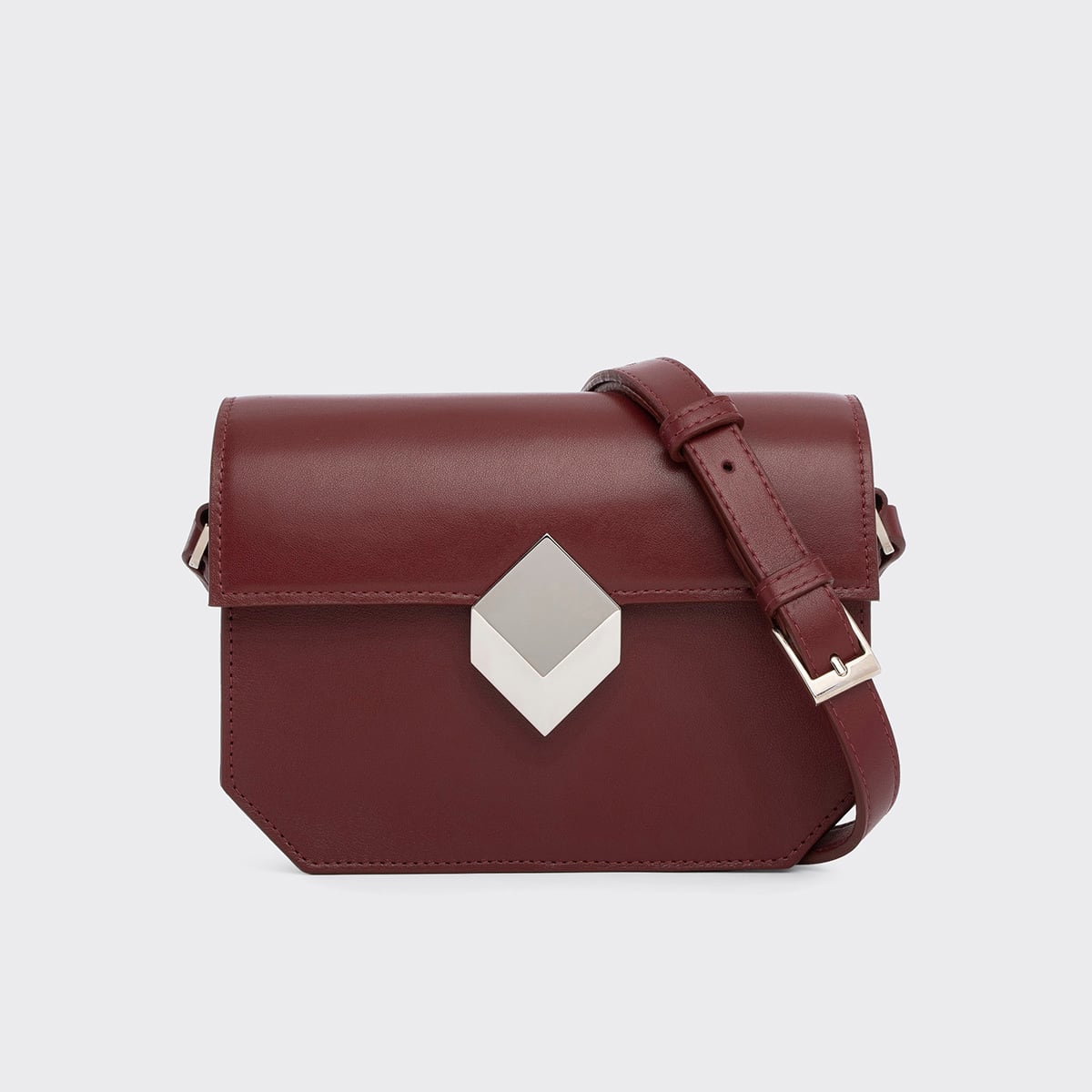 PIERRE HARDY PRISM HANDBAG BURGUNDY
