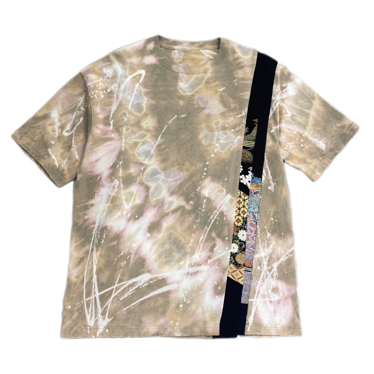 【tshirts243】L size  KIMONO &  print T-SHIRTS